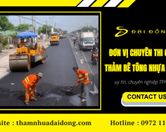 Đơn vị chuyên thi công thảm bê tông nhựa nóng uy tín tại TPHCM