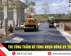 Đơn vị thi công thảm bê tông nhựa nóng hơn 20 năm kinh nghiệm - Uy tín nhất quận 12